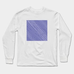 Striped-pattern, color, very-peri, purple,  simple, minimal, minimalist, lined-pattern, stripe, modern, trendy, basic, digital, pattern, abstract, lines, line, line-art, jewel-color, Long Sleeve T-Shirt